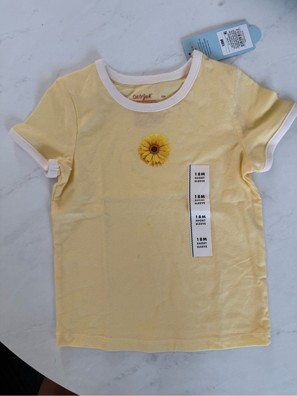 NWT Cat & Jack Sunflower Tee